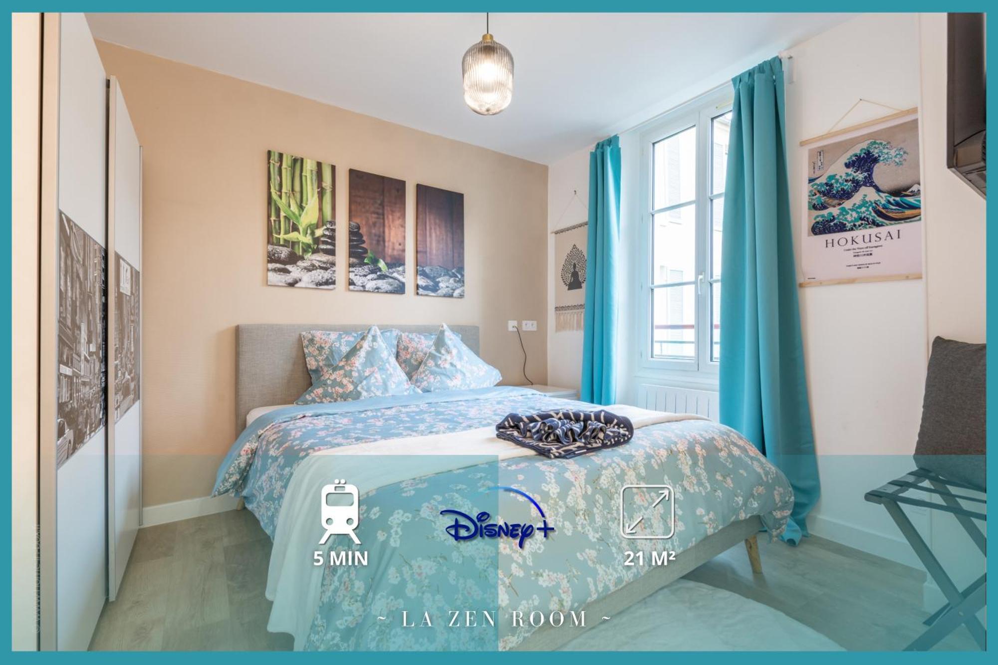 Sweethost - La Zen Room - Studio Proche Gare & Disneyland Lagny-sur-Marne Экстерьер фото